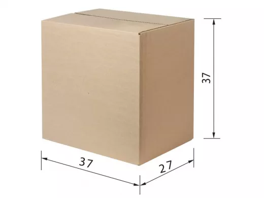 Гофроящик, длина 370 х ширина 270 х высота 370 мм, "KRB-109323 "Т22, профиль В,  ГОСТ