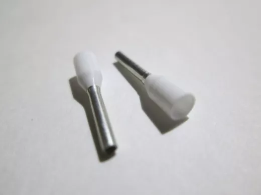 Наконечники штыревые втулочные изолированные IKY 0,75/8 (500шт) "KLEMSAN",арт.570020 (за шт.)