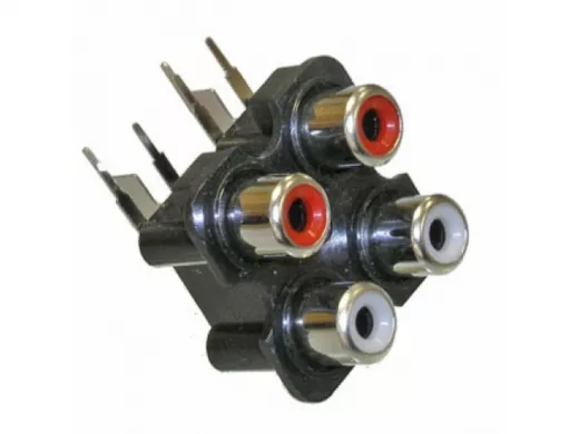 RCA-407 PCB jack RCA RUICHI РАЗЪЕМЫ