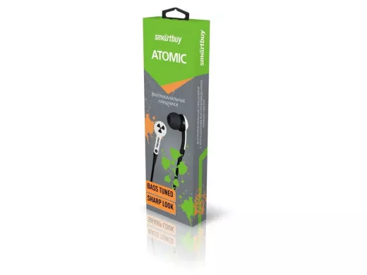 Наушники Smartbuy ATOMIC, белые (SBE-2900) / 50
