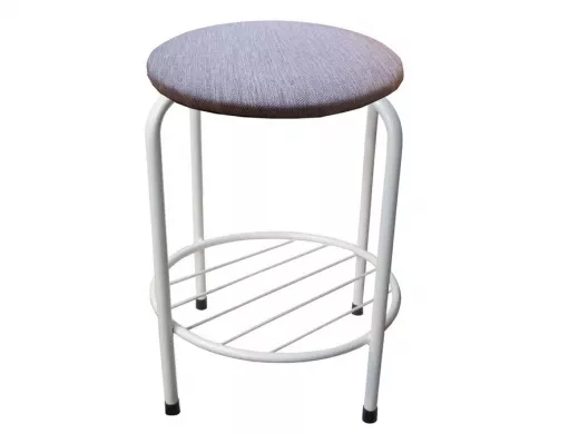 Табурет с подставкой для ног и полкой 