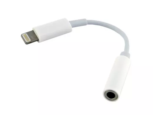 Переходник, Lightning (m) - 3.5 мм (f), аудио, без микрофона