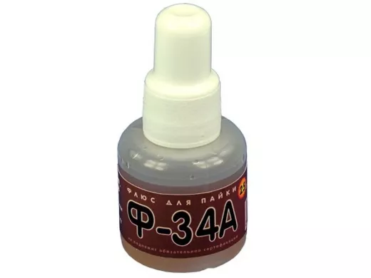 Флюс Ф-34А 25 мл.   Качество из России