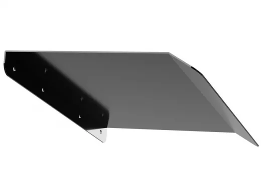 Козырёк для защиты электрощита от дождя "POHER-217419" черный, ширина 41 см, вылет 27 см, сталь 2 мм