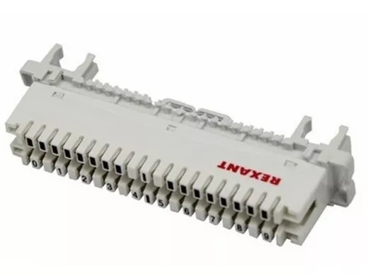 Плинт 10 pin размыкаемый, маркировка 0-9, универсальный (монтаж на рейку+ хомут)  REXANT