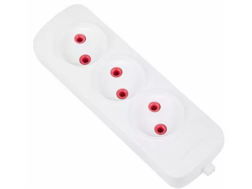 Колодка удлинителя 3 гнезда без заземления Эконом