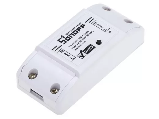 Wi-Fi реле Sonoff Bаsic, управление по интернету голосом, со смартфона, по расписанию,автовыключение