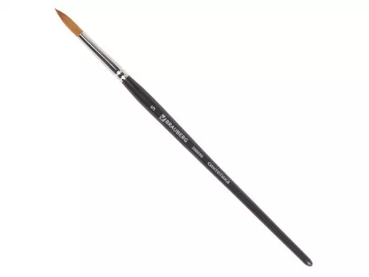 Кисть художественная проф. "BR-80181" ART CLASSIC, синтетика мягкая под колонок, кругл, № 5, кор руч